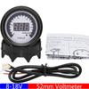 2"; 52MM VOLTMETER Universal Gasoline Engine 12V Car Gauge 8-18V Voltage Digital VOLT Meter Automobile With LED