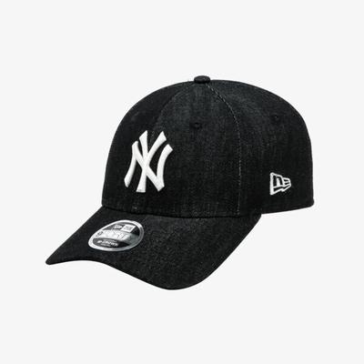 Кепка New Era MLB New York Yankees Средней посадки Деним Черная