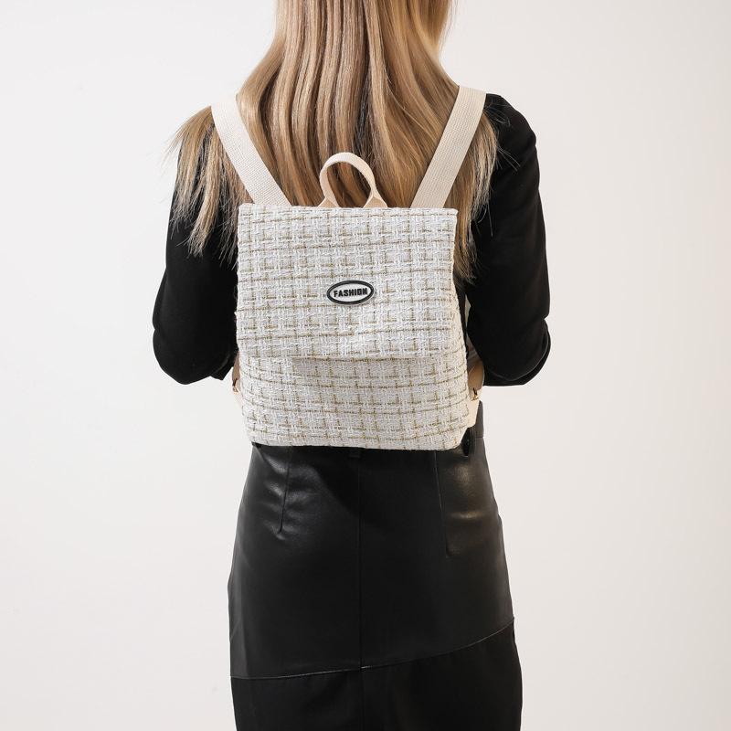 Модный простой рюкзак большой емкости, новый модный женский небольшой рюкзак для поездок на работу, повседневная школьная сумка для студентов