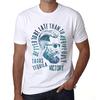 Men’s Vintage Tee Shirt Graphic T Shirt Tacos, Tequila and Victory White