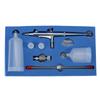 JP-131T Gravity Feed Double Action Trigger Air Paint Control Large Capacity Cup Airbrush Kit