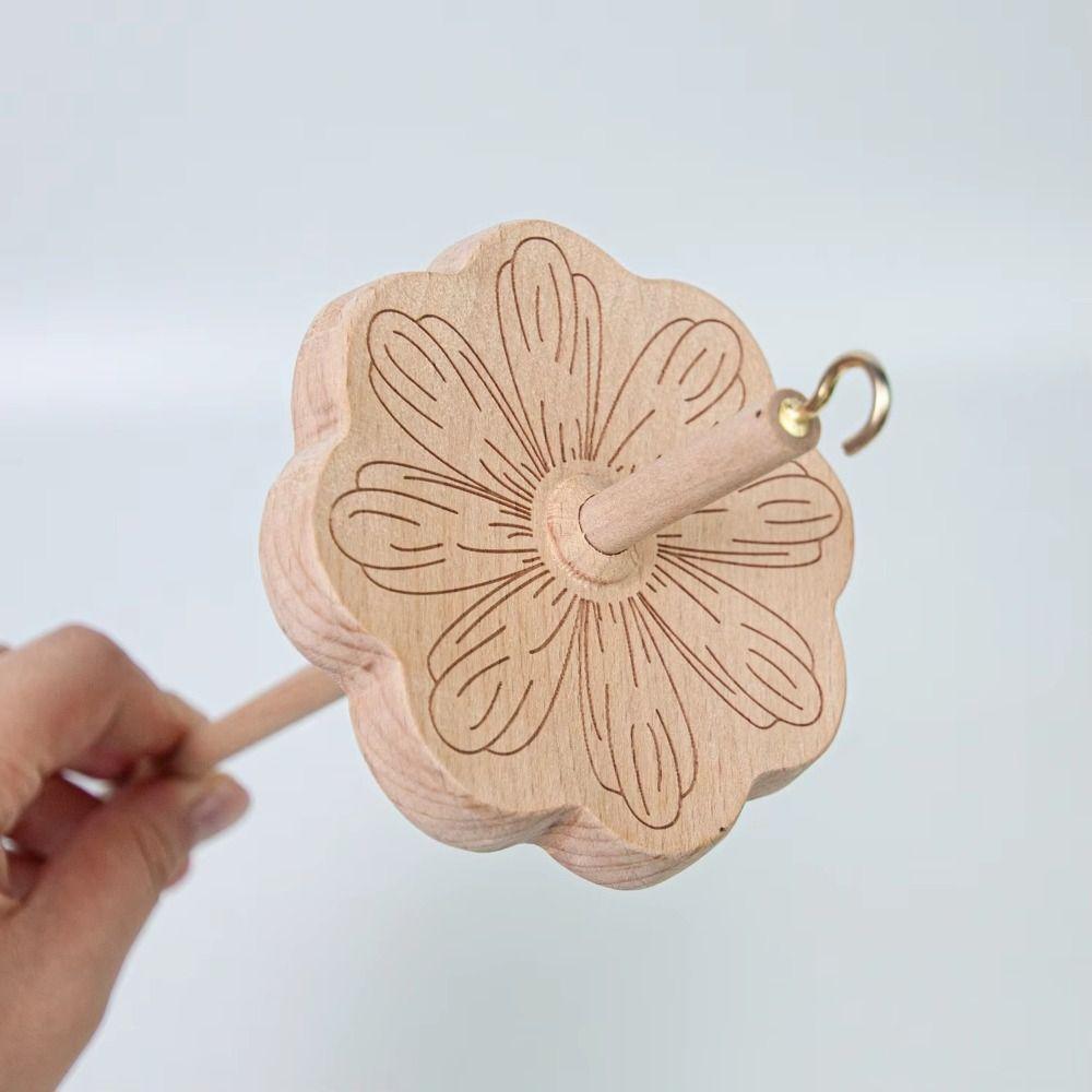 Швейные принадлежности Ручная резьба Моталка для пряжи Ручная работа Веретено Веретено для прядения Практичное Веретено Домашнее