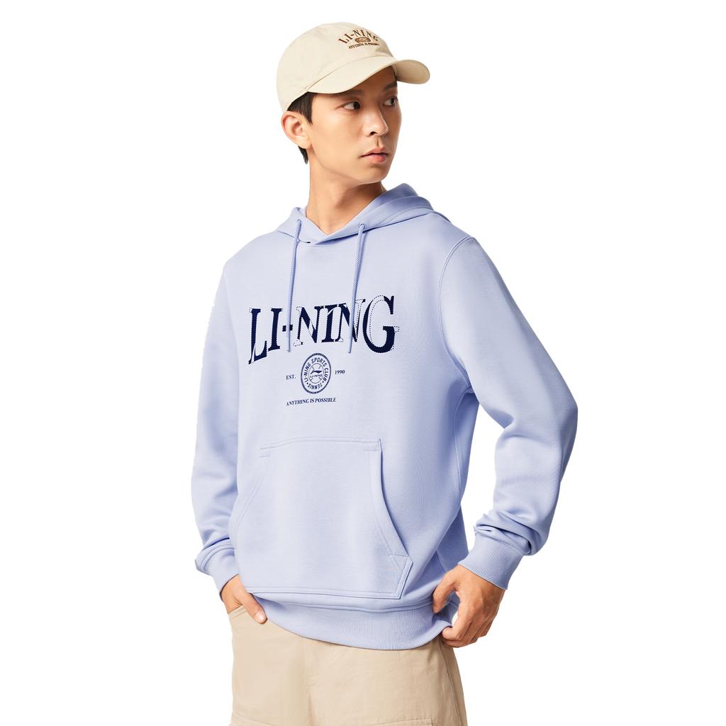 Свитшот мужской Li Ning Sports Life Collection Цвет: Морозно-синий AWDV563-3