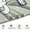 1 шт. Фланелевое одеяло с принтом «Кот Саймон», Высококачественное, Удобное для всех сезонов, Декор для дома, Тепло и уют, Идеально для Рождественских подарков