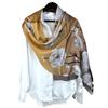 High-End Shawl With Cheongsam Silk Scarf Women'S Silk Retro Autumn And Winter Versatile And Changeable Sunscreen Silk Scarf