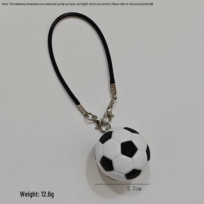 Sports Keychain with Pendant Rope - Tennis, Baseball, Football