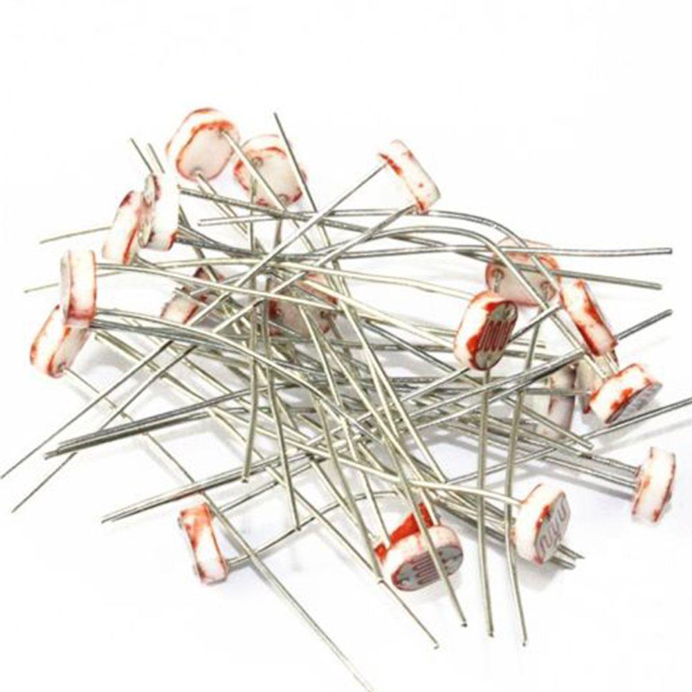20/30/50PCS Top 5mm Resistance Sensor GL5516 Photoresistor Light-Dependent Resistor