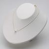 Pearl Necklace Akoya Pearl Pearl Pendant K18YG [Moon Label] 8.0mm (Natural White) Women's [Giftwrapped]