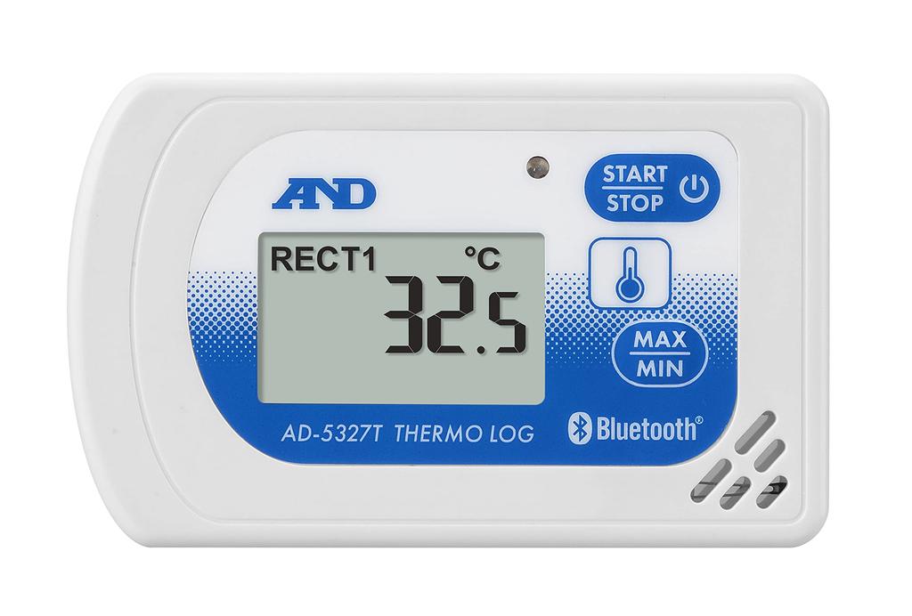 BLE Temperature Data Logger Samolog White A&D AD-5327T
