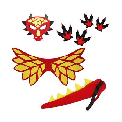 Детский динозавр птеродактиль крылья плащ маска костюм совы мальчик герой подиум детский сад костюм для выступления