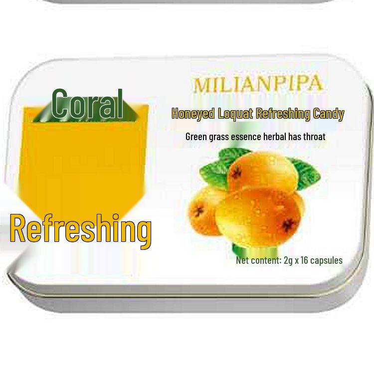 Calycium Watermelon & Jinyinhua Mint Lozenges – Refreshing Candy, 16 Tablets in Tin Box