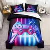 3D Digital Printing Quilt Cover Three-Piece Game Console Handle Creative Bedding