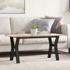 VidaXL Coffee Table Y-Frame, Side Table, Sofa End Table, Living Room Furniture, 100x50x45 Cm Pine Wood 3282710