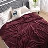 Super Soft Blankets and Throws for Sofa Office Solid Soft Warm Winter Flannel Blanket Throw Blanket On Twin King Queen Bedding
