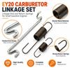 Metal Throttle Linkage Rod Hooked Ends Carburetor Spring Set Return Spring Set  Engine Linkage Kit