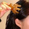 Octopus Scalp Massager & Acupressure Comb with Beeswax Guasha Stick