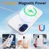 For iPhone 17 Case Compatible with MagSafe Kickstand PC+Silicone Phone Cover