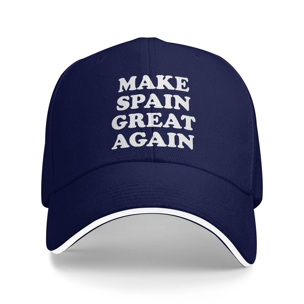 New Baseball Caps Make Spain Great Again Wear For Men Women Trucker Cap Casual Snapback Cap Adjustable Fit