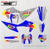 Совместимые наклейки для 19-22 KTM SX250F EXC, Kaixi Hengjian, Bosuer X6, Внедорожные мотоциклы Mingfu