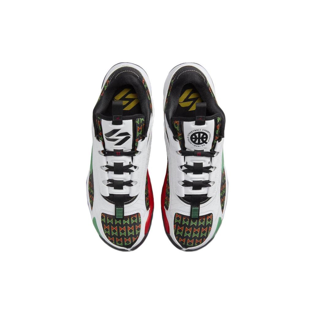Air Jordan Luka 2 PF 'Quai 54' (унисекс) Белые / Черные / Университетский Красный / Желтые Баскетбольные Кроссовки FQ1154 100