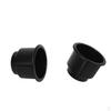2 Pieces Black Plastic Cup Drink Installing Marine Ship RV Universal