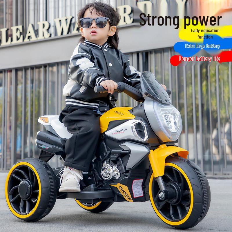 Перезаряжаемый электрический трехколесный велосипед Yatong Kids - Игрушка-каталка для раннего обучения для мальчиков и девочек