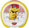 Seiko Clock Table Clock Yellow Body Size: 13.0 X 14.0 X 9.6cm Pocket Monster Pikachu Analog Switchable CQ421Y