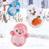 Gags Desktop Toy Educational Toys Mini Tumbler Snowman Tumbler Penguin Tumbler Christmas Ornaments