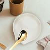 Многоцелевая керамическая подставка для ложки Белая подставка для ложки Подставка для ложки Кухонная утварь Посуда Подставка для ложки Ложка