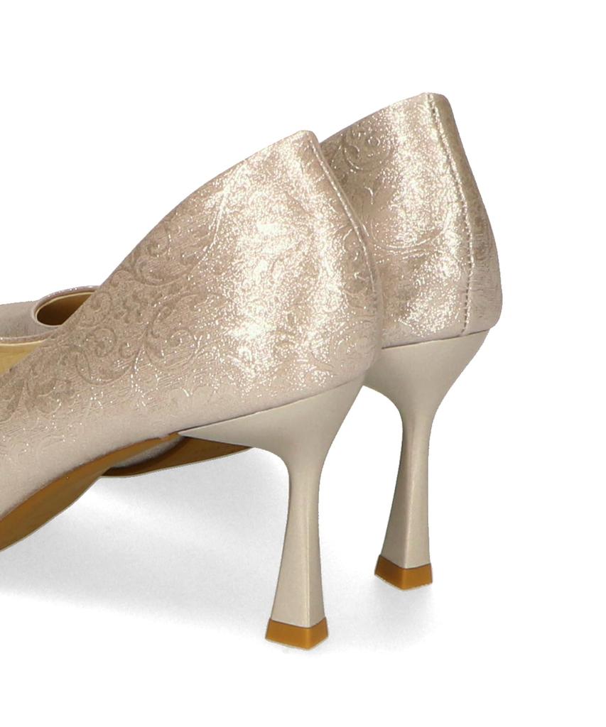 Металлические туфли-лодочки с острым носком MOR109 см [Oriental Traffic], 7,7 см, каблук, носок, вечеринка, свадьба, блестки, женские, СИНИЕ, 26,0