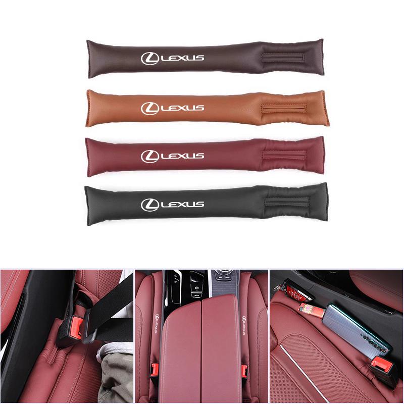 PU leather Car Seat Gap Filler Strip Soft Leak-proof Filler Padding for Lexus IS250 IS300 RX330 RX350 GX200 GX300 LX470 LX570 UA9