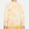 Nike Спортивный свитшот с вышивкой ромашки и окрашиванием тай-дай 'Gold Sand' DM5011-777