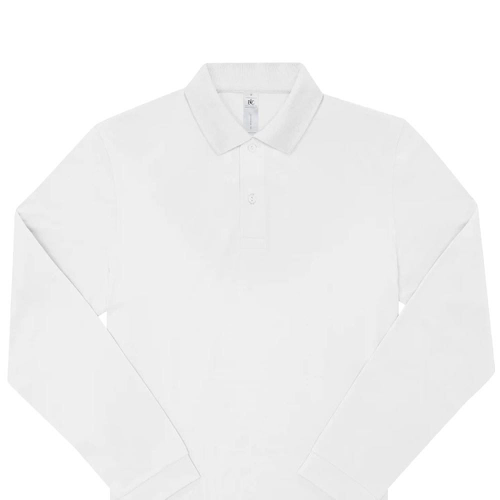 B&C Mens My Long-Sleeved Polo Shirt