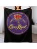 Crown Royal Основной Логотип Основное Теплое Пушистое Покрывало для Кровати Модное Покрывало