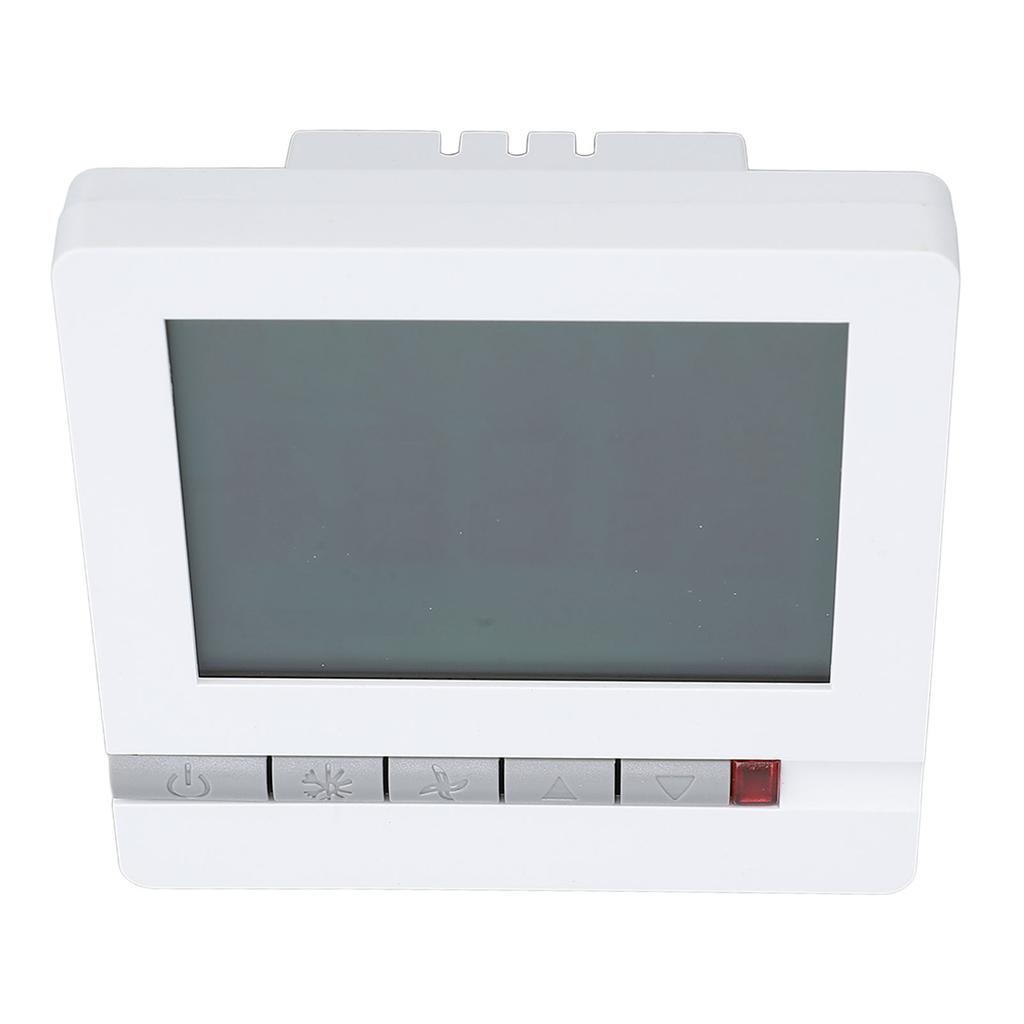 DC Brushless Fan Thermostat with LCD Screen Digital Smart Room Thermostat for Room Heating with Adju