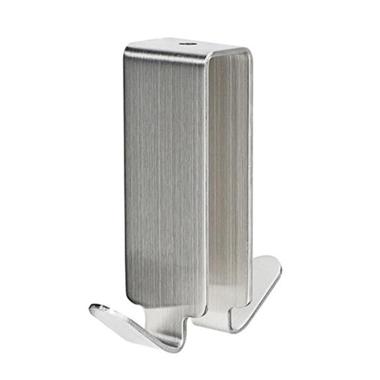 Двухсторонние крючки из нержавеющей стали без сверления, крючок для полотенец для стекла