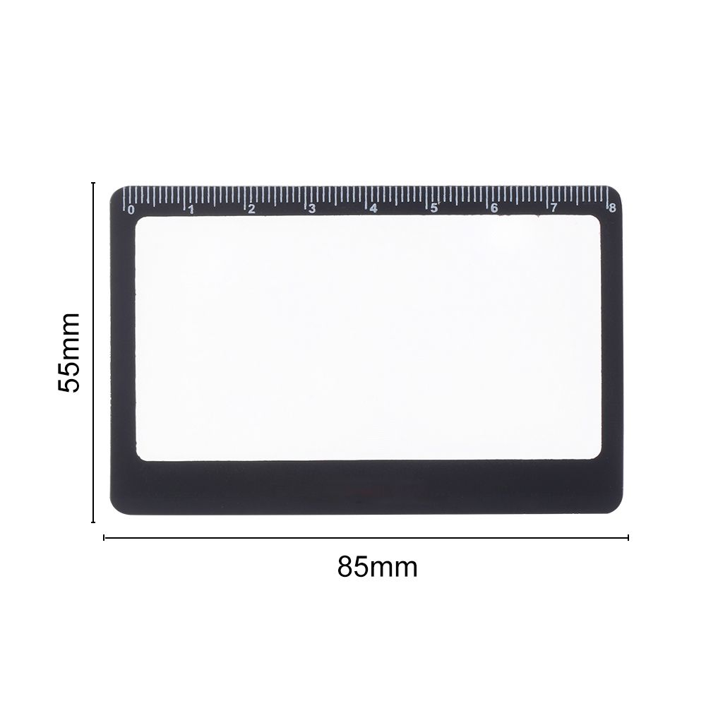 Scale Convinient Magnifier Sheet Outdoor Focused Ignition Book Page Magnification X3 Magnifying