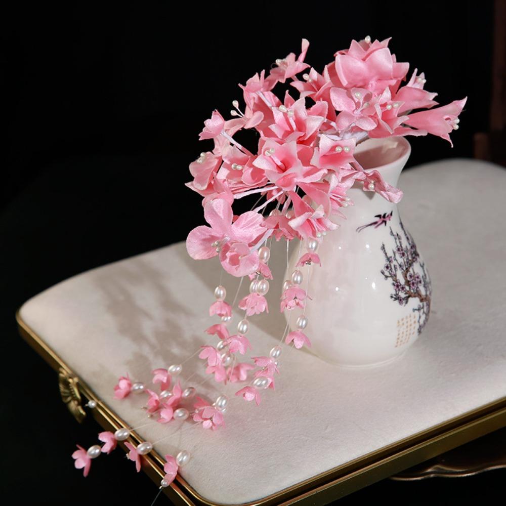 Свадебный головной убор феи роскошные заколки с цветами темпераментный свадебный головной убор аксессуары для волос