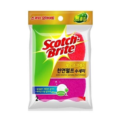 Скребок Scotch-Brite Zero Scratch из натуральной целлюлозы (1 пакет) [00197840]
