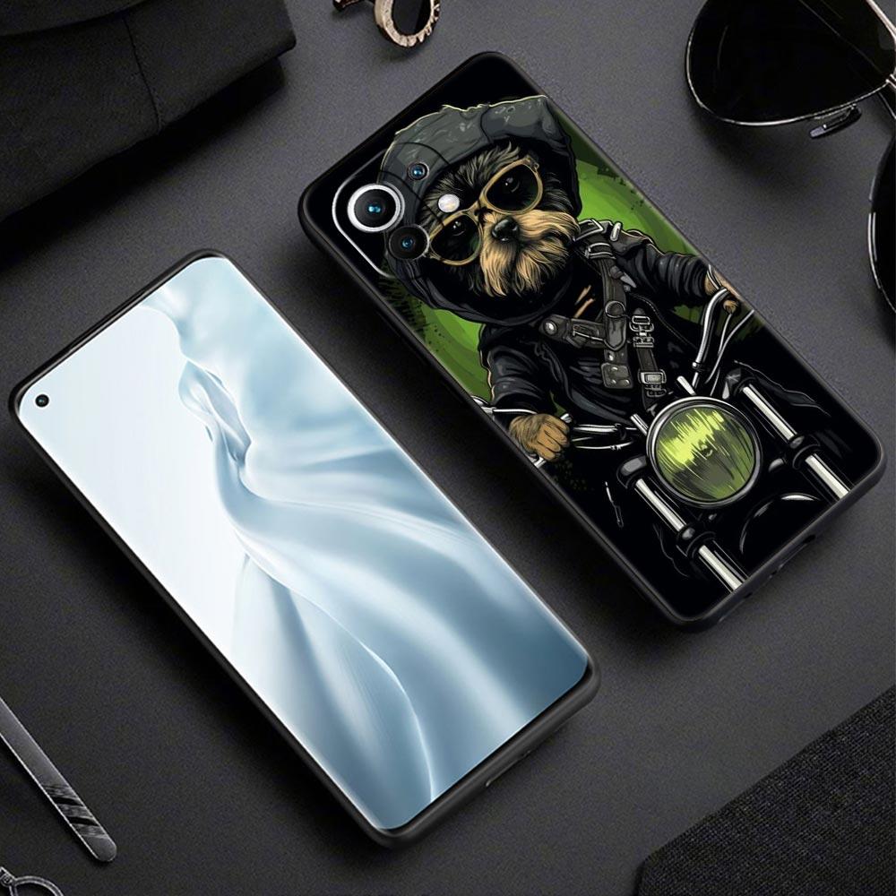 Motorcycle Phone Case Cover for Xiaomi Mi 17 15 14 13 12 11 Ultra 15T 14T 13T 12T 11T Pro Lite 5G Soft TPU Shell Fundas Capa Bag