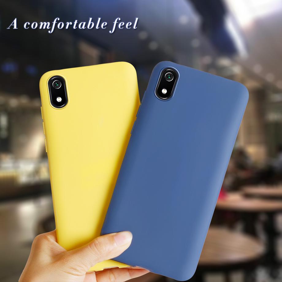 Чехол для телефона Xiaomi Redmi 7A 7 A Матовый Черный Силиконовый ТПУ Мягкие Чехлы Задняя Крышка Для Xiomi Redmi 7 7A Redmi7A Чехол Fundas