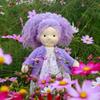 BlissfulPixie Waldorf Handmade Doll Cute Plush Girl Perfect for Kids Doll, - Fruzie, 30cm, Soft, Doll,
