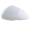 Left Driver Side Rear View Mirror Cover Cap White ABS For Ford Fusion 2013-2021