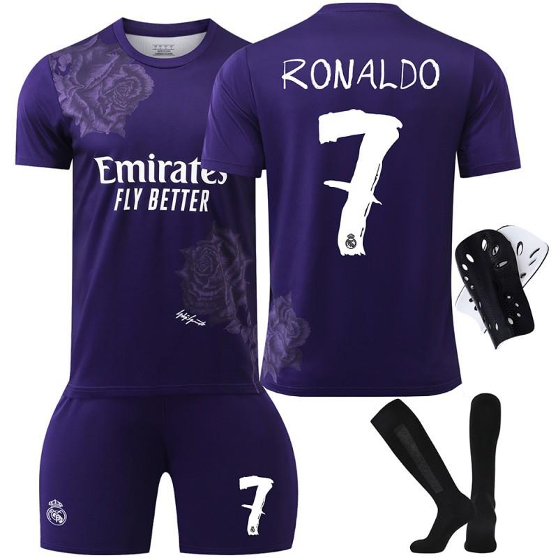 2425 Y3 Co-branded Football Shirt No. 7 C Rovinicius 5 Bellingham 10 Mbabpe Jersey Set