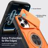 Чехол для IPhone 12 13 14 15 16 Plus 17 Pro Max N52 Сильный Магнитный Беспроводная Зарядка Металлическая Подставка Защита от Скольжения Защита Камеры