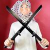 27-дюймовая катана Хосина Сосиро Кайдзю №8 Аниме Косплей Реквизит Меч Оригинальная Самурайская Сабля Настоящая Японская Катана Нож Ниндзя Игрушка