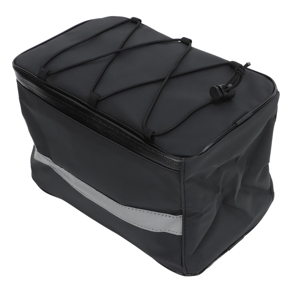 Сумка для заднего багажника велосипеда, водонепроницаемая, светоотражающая, большой емкости, с чехлом для дождя