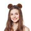Эластичная ткань Медвежьи ушки Головной убор Приятная к коже Повязка на голову Декоративный обруч для волос Головной убор Для школы Дома Вечеринок