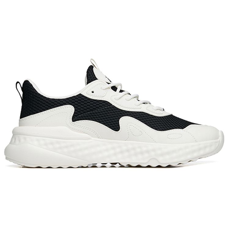 Anta Кроссовки Lifestyle Series Mesh с низким верхом, спортивные, повседневные, мужские, белые, черные 112238869S-2