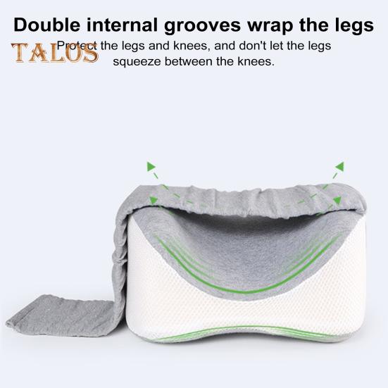 Подушка для ног Comfort Knee для спящих на боку, подушка для ног из пены с эффектом памяти для облегчения боли в спине и пояснице, эргономичная подушка для ног с регулируемым ремнем